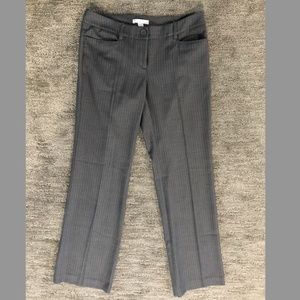 Grey Pin-Stripe Dress Pants